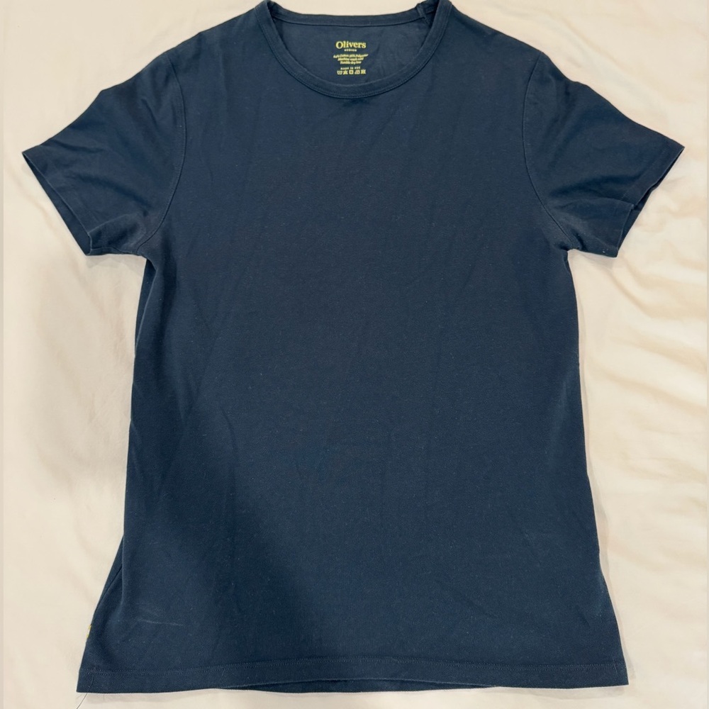Olivers Deep Blue Crew Neck Tee